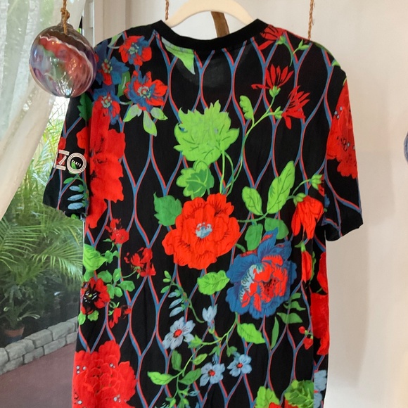 KENZO H&M Men’s Unisex Floral Shirt - Size M - Picture 5 of 6